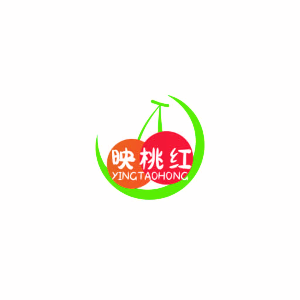 樱桃红logo设计:创意水果品牌标志