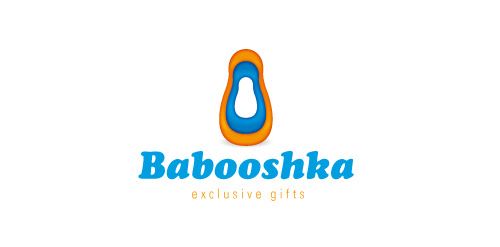Babooshka Logo Design - 独特的礼物品牌标识