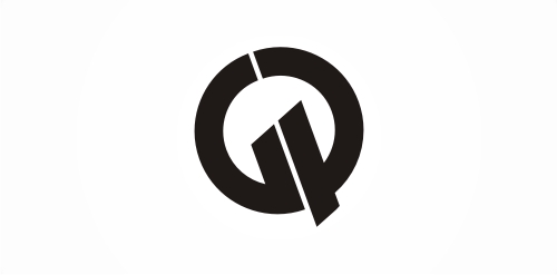 极简风格Q形logo设计