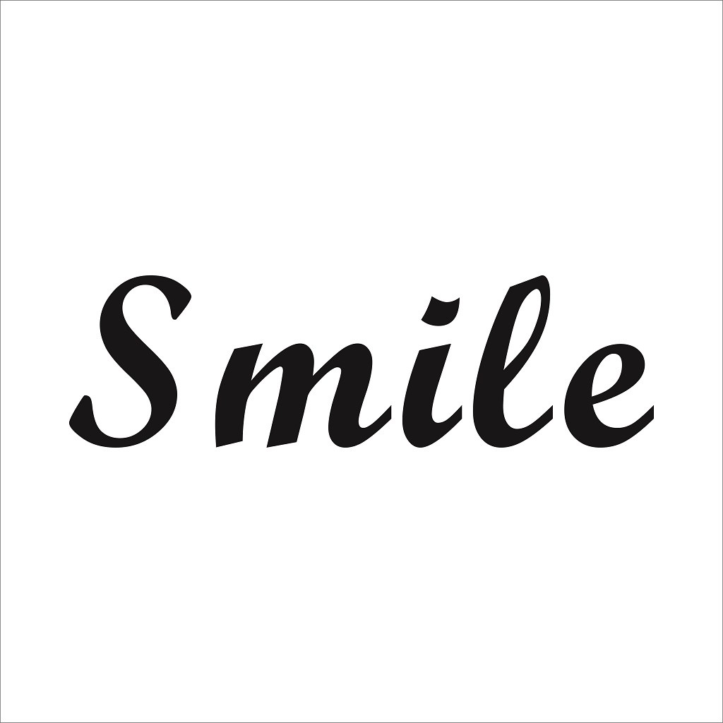 简约优雅的Smile字体logo设计