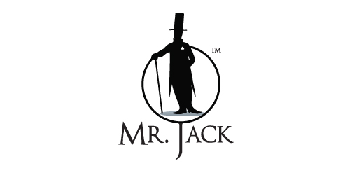 Mr. Jack Logo设计:优雅绅士形象