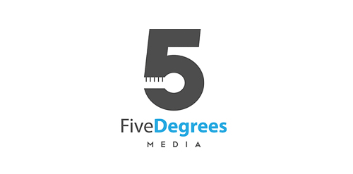 FiveDegrees Media Logo设计