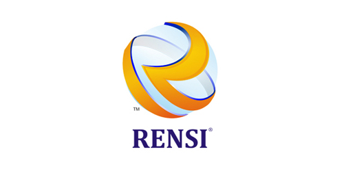 Rensi Logo设计:现代简洁企业标识