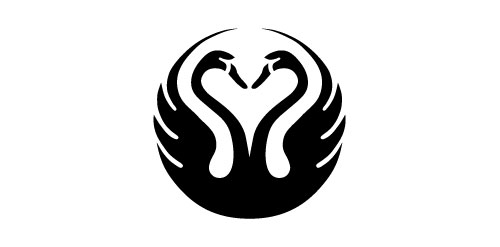 双鸟logo设计:简洁优雅的视觉符号