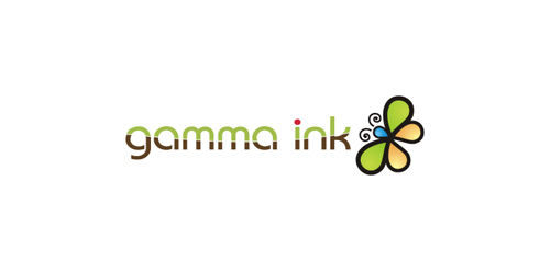 Gamma Ink Logo设计:简洁与自然的结合