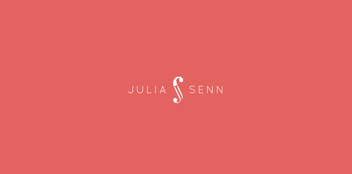 简约优雅的Julia Senn品牌logo设计