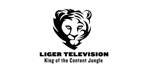 Liger Television Logo设计：内容丛林中的王者