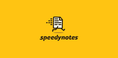 Speedy Notes Logo Design