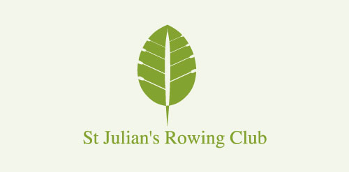 简洁自然风的St Julian's Rowing Club logo设计