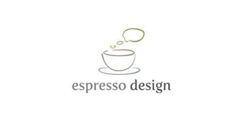 简约咖啡杯logo设计