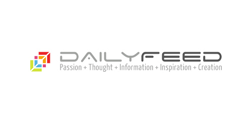 每日饲料logo设计:激情、思考、信息、灵感、创造