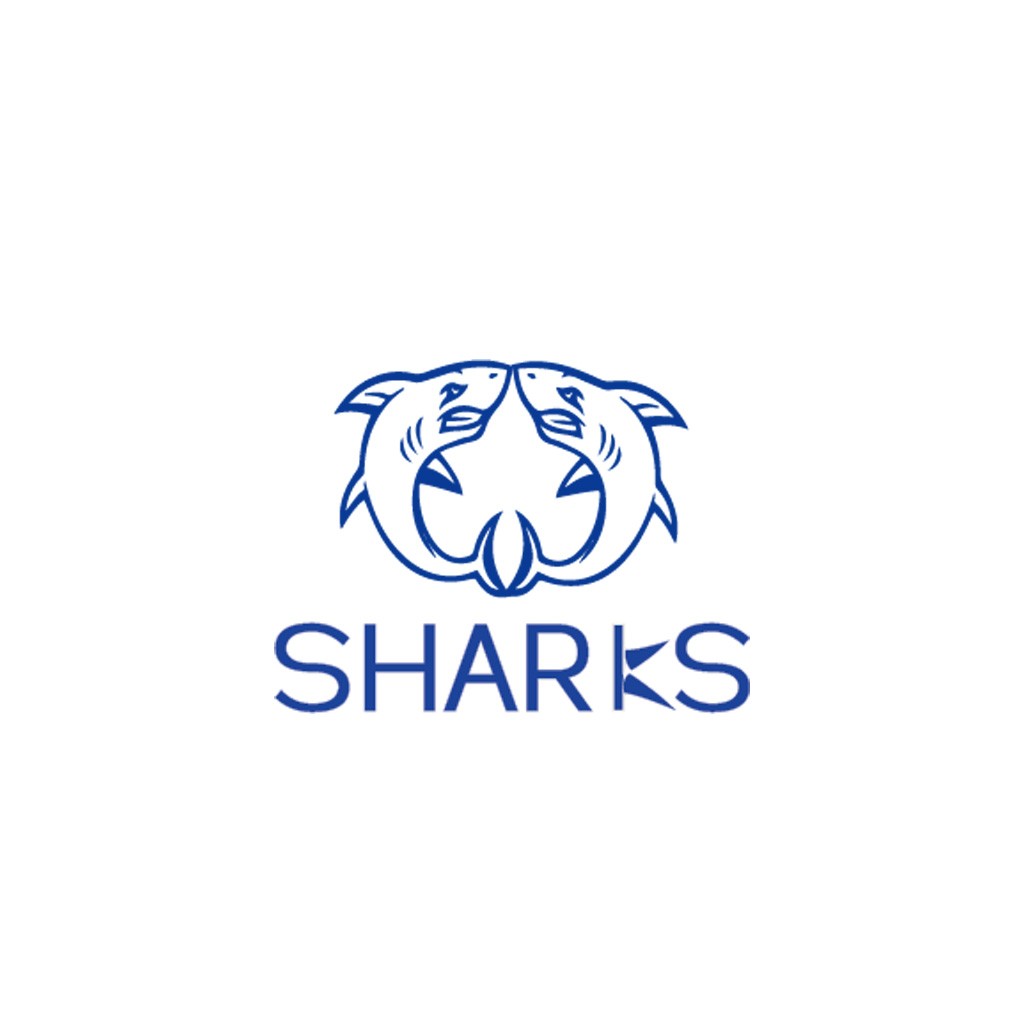鲨鱼头像logo设计