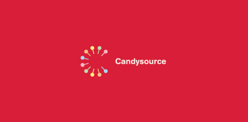 Candysource logo设计:色彩斑斓的创意标志