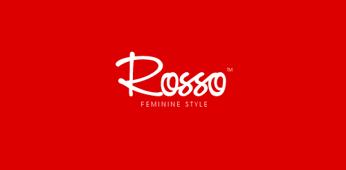 Rosso Logo设计:女性时尚风格