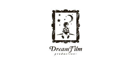 DreamFilm logo设计:梦幻电影制作标识