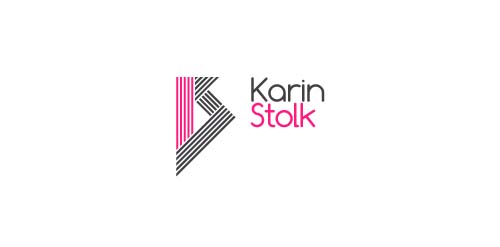 简约现代风格Karin Stolk logo设计