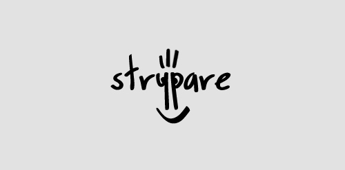 简约风格的strypare logo设计