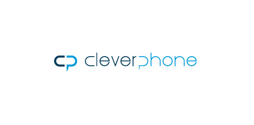 Cleverphone Logo设计:简洁现代科技感