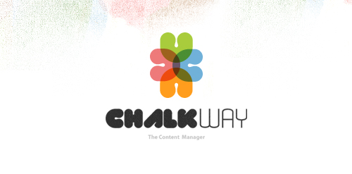 ChalkWay Logo设计：简约色彩融合