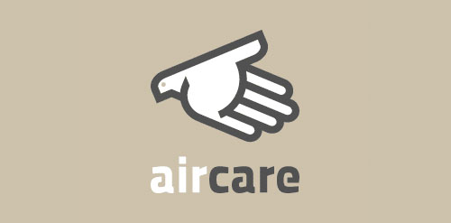 简约手形logo设计:传递关怀与信任