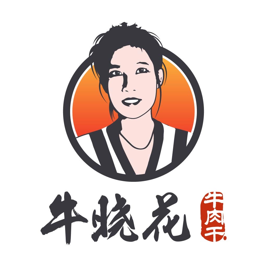 简约风女性头像logo设计