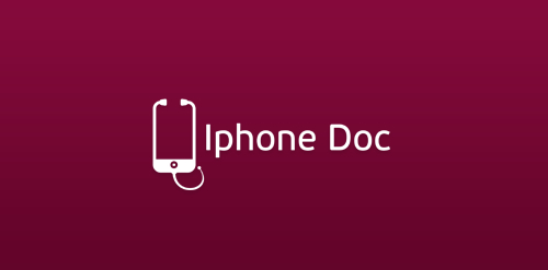 简约风iPhone文档logo设计