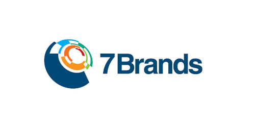 7Brands logo设计：现代简洁标识