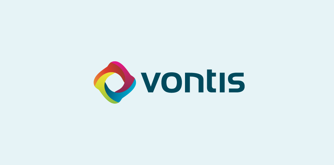 Vontis Logo设计:色彩与简洁的完美结合