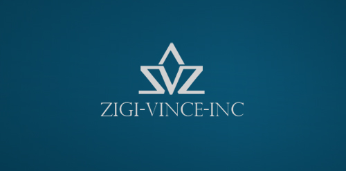 简洁现代风格的ZIGI-VINCE-INC logo设计