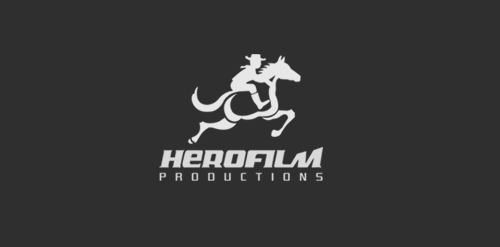 电影制作公司logo设计:英雄电影