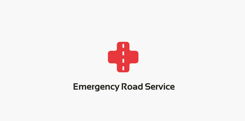 应急道路服务logo设计