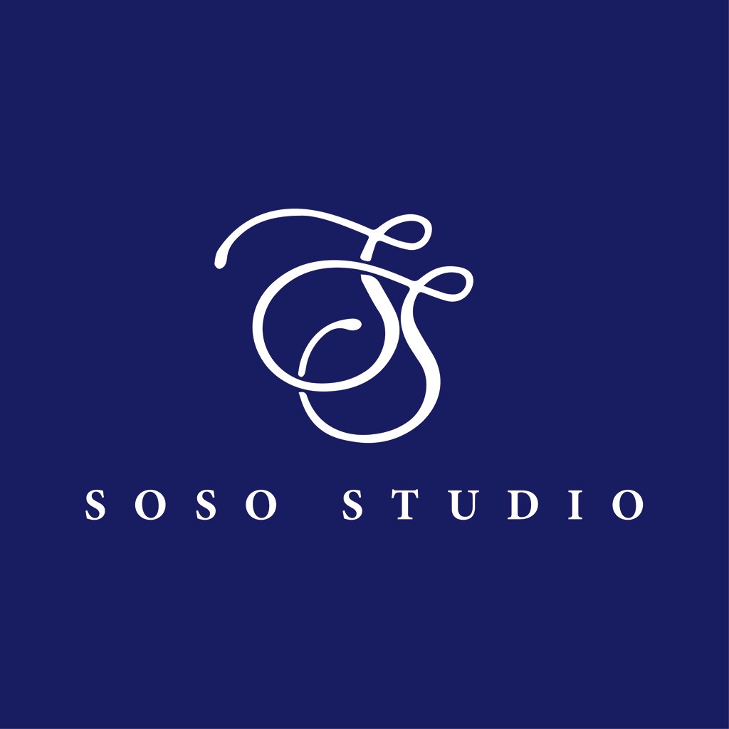 简约优雅的SOSO Studio Logo设计