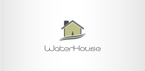 水屋logo设计:简约自然风格
