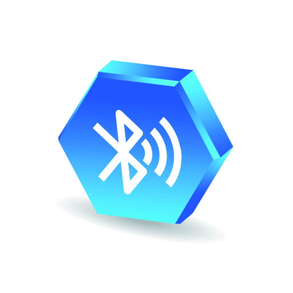 蓝牙无线连接logo设计