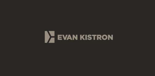 简约现代风格的Evan Kistron品牌logo设计