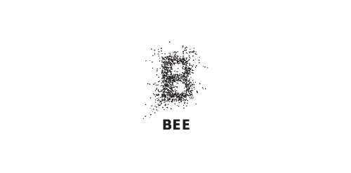 像素化蜜蜂logo设计