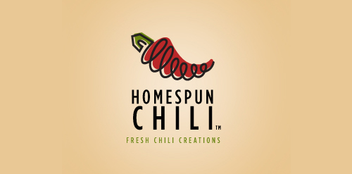 Homespun Chili Logo设计