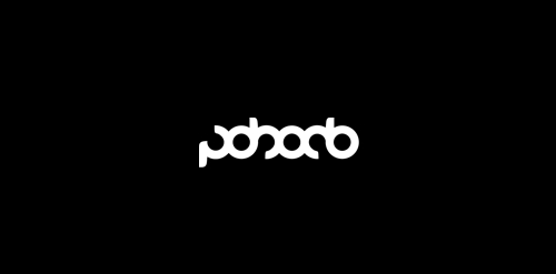 极简风格的logo设计:poborb