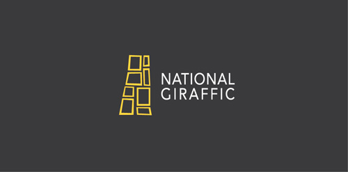 简约现代风格的National Giraffic Logo设计