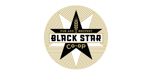 黑星合作社酒吧和啤酒厂logo设计
