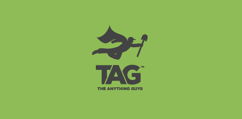 简洁创意的TAG logo设计
