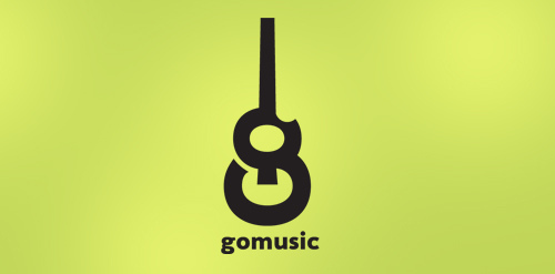 音乐品牌logo设计:简洁现代风格