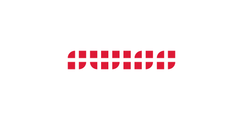 简约红色方块logo设计