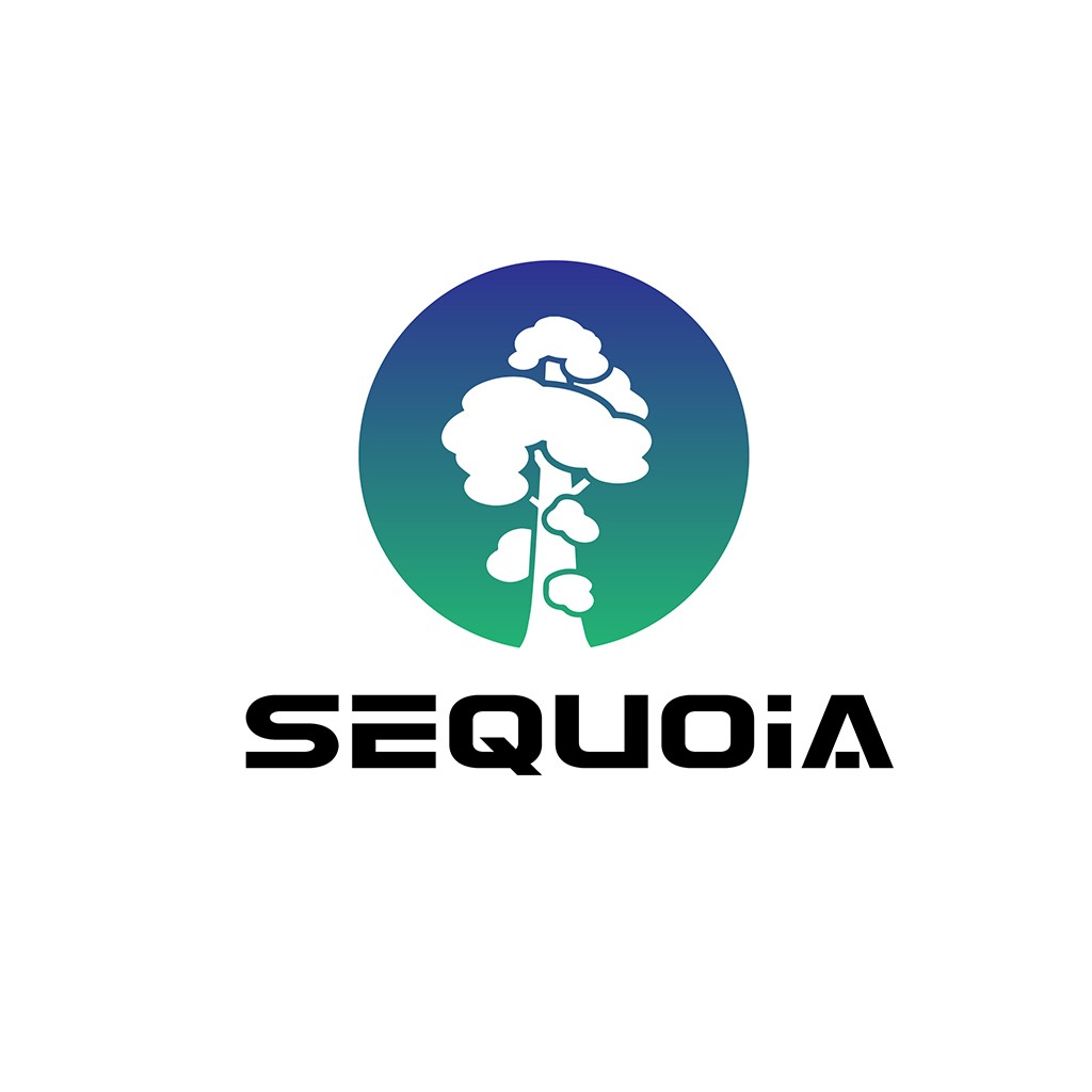 自然风格的树形logo设计