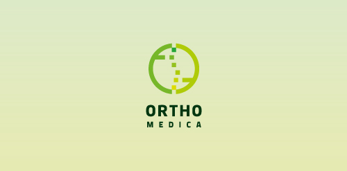 绿色简约医疗logo设计