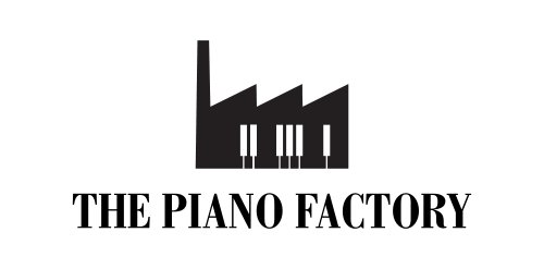 简约钢琴工厂logo设计