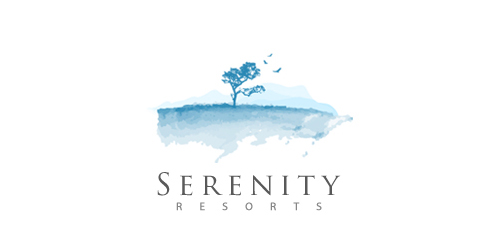 Serenity Resorts Logo Design