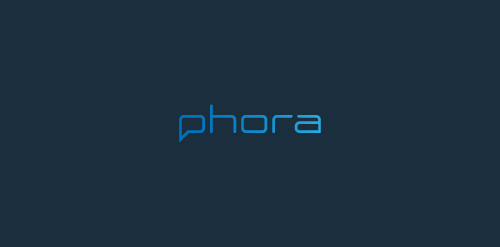 简洁现代的Phora品牌logo设计