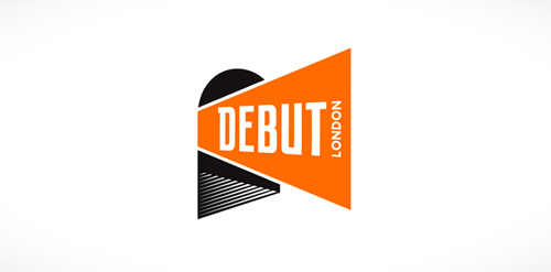 简约现代风格的Debut London Logo设计