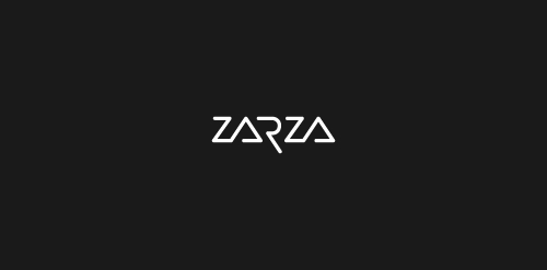 简约风格ZARZA品牌logo设计